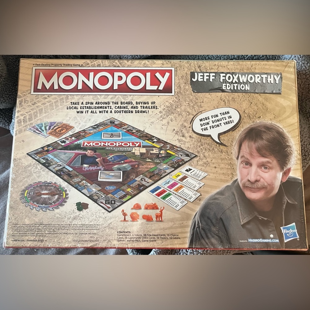 Monopoly Jeff Foxworthy Edition Board Game - Picture 2 of 2